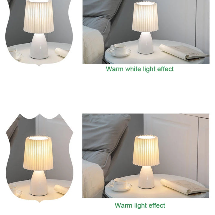 Ceramic Milkshake LED Night Lamp – Soft Bedside Light