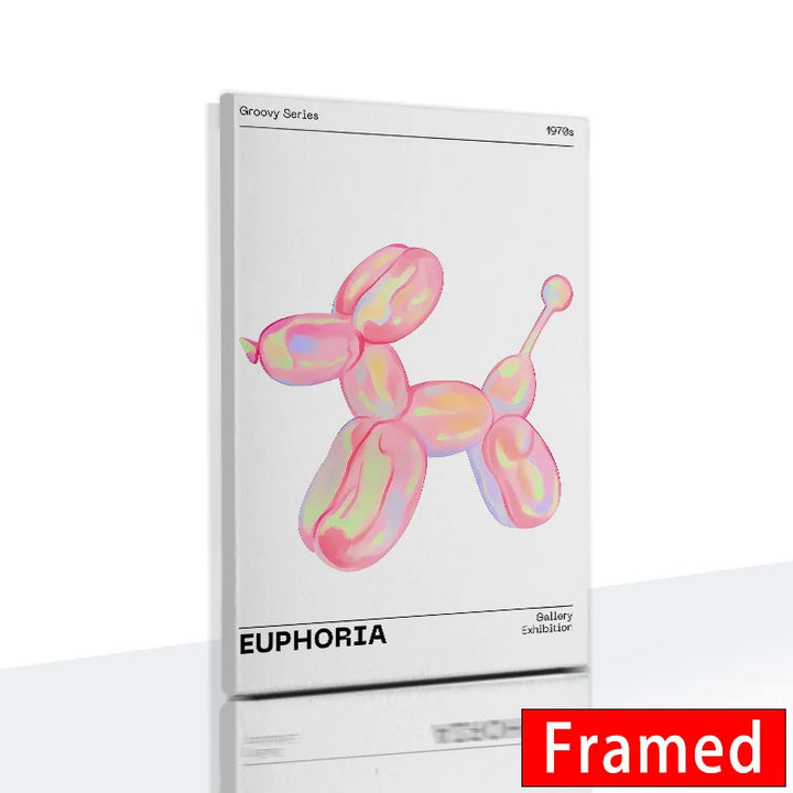 Gradient Spiritual Aura Canvas – Framed Pastel Wall Art