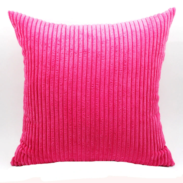 Large Soft Corduroy Cushion Cover – Nordic Striped Pillowcase