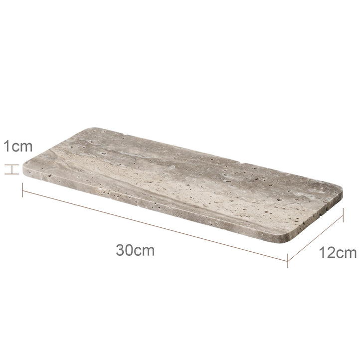 Grigio Travertine Bathroom Set – Natural Marble Accessories