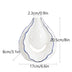 Ceramic Oyster Vase – Modern Centerpiece Vessel for Fresh Flowers | Tabletop Home Decor for Living Room, Bedroom, or Entryway