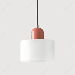 Modern Glass LED Pendant Light – E27 Cream Style Chandelier for Living Room, Bedroom & Dining