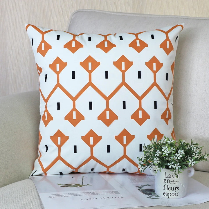 Waterproof Geometric Outdoor Pillow Cover