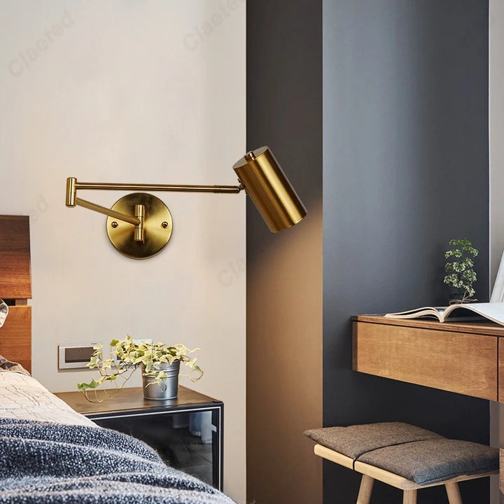 Modern Folding LED Wall Lamp – Adjustable Reading Light