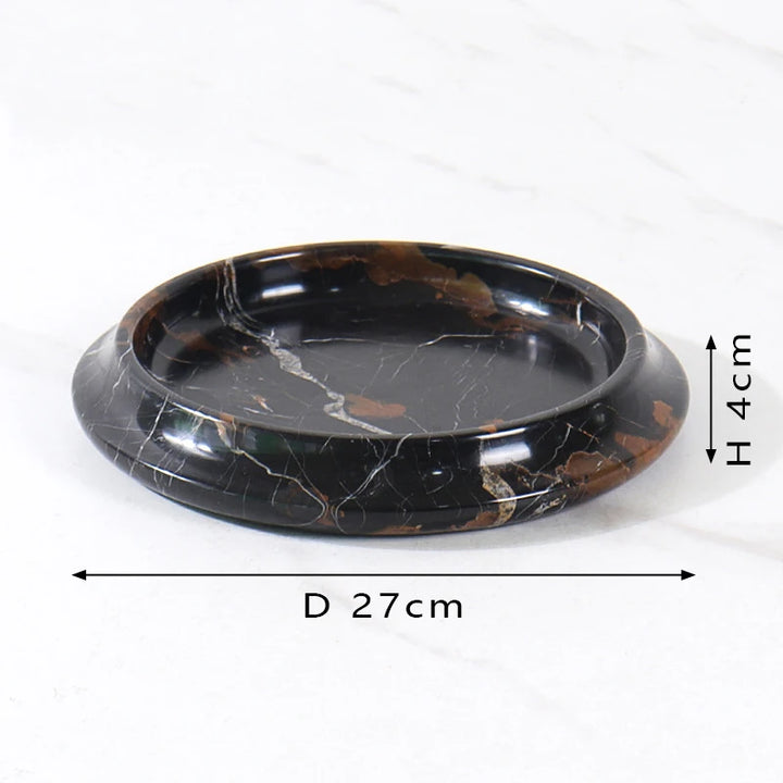 Natural Marble Decorative Tray – Coffee Table Accent