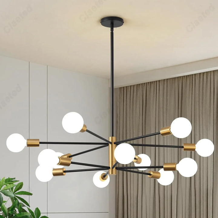 Modern Minimalist LED Chandelier – European Style Pendant Light
