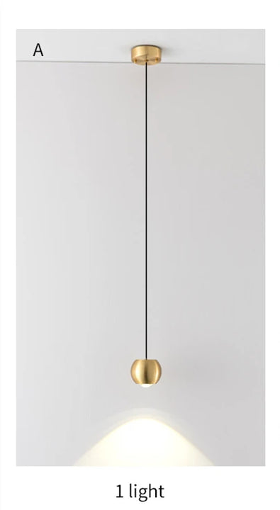 Modern Gold Pendant Lamp – Nordic Egg-Shaped LED Light