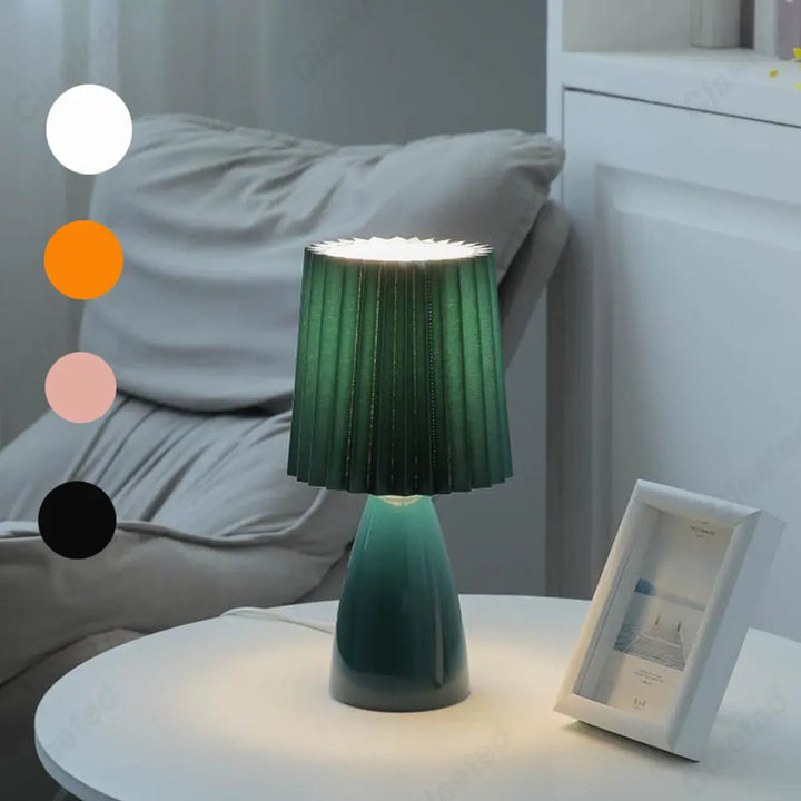 Ceramic Milkshake LED Night Lamp – Soft Bedside Light