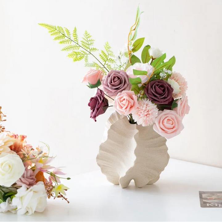 Starfruit Ceramic Vase – Nordic Modern Tabletop Decor