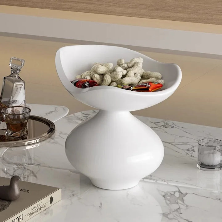 Minimalist Abstract Resin Vase – Modern Decorative Flower Pot