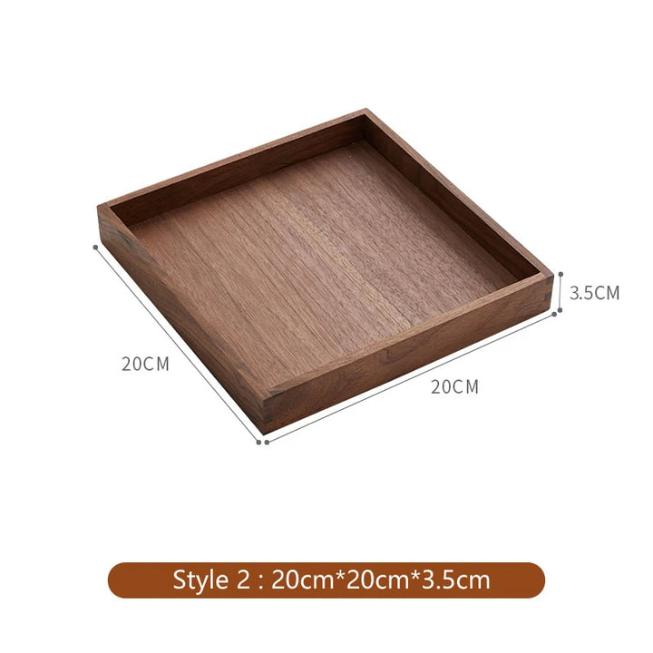 Solid Wood Organizer Box – Desk & Coffee Table Storage Tray