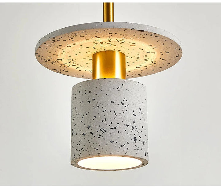Modern Terrazzo Pendant Lamp for Bedroom & Dining Room