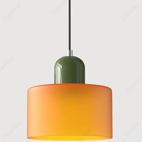 Modern Glass LED Pendant Light – E27 Cream Style Chandelier for Living Room, Bedroom & Dining