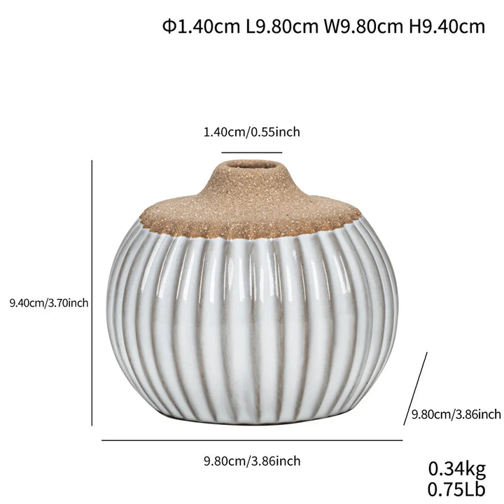 Mini Matte Ceramic Bud Vase – Modern Nordic Table Décor