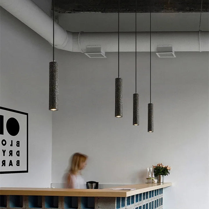 Industrial Waterstone LED Pendant Light – Modern Dining & Kitchen Lamp
