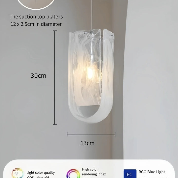 Postmodern Cloud Glass Pendant Light – Indoor Chandelier
