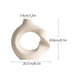Twisted Nordic Ceramic Vase – Modern Decorative Piece for Pampas Grass, Dried Flowers & Elegant Home Styling
