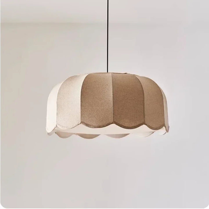 Wabi Sabi Linen Pendant Light – Nordic Minimalist Chandelier