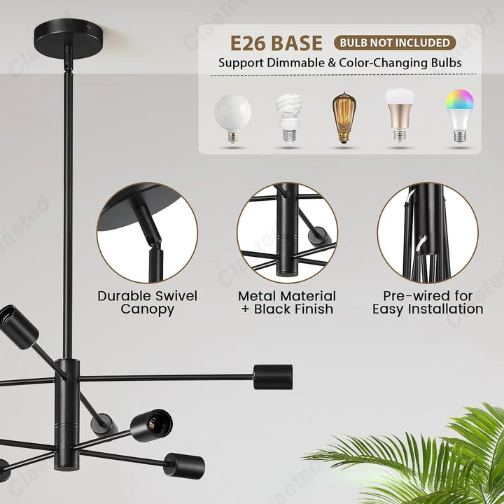 Modern Minimalist LED Chandelier – European Style Pendant Light