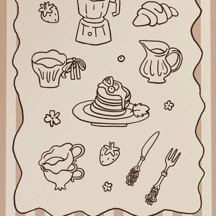 Retro Coffee Poster – Morning Café Canvas Wall Art | Vintage Kitchen & Coffee Lover Home Decor
