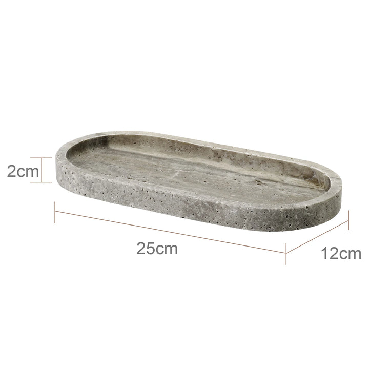 Grigio Travertine Bathroom Set – Natural Marble Accessories