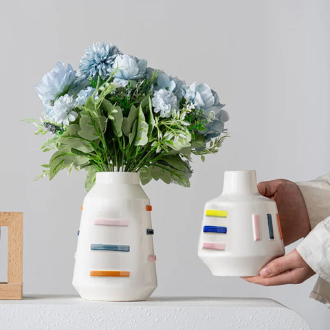 Simple Ceramic Vase – Elegant Boho Centerpiece