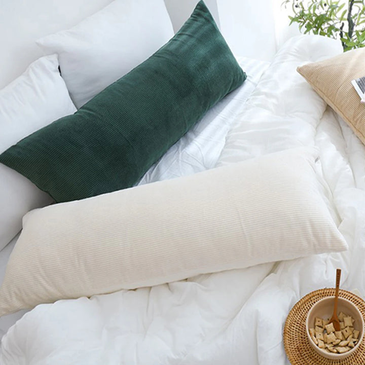 Ultra Soft Corduroy Long Body Pillow Cover