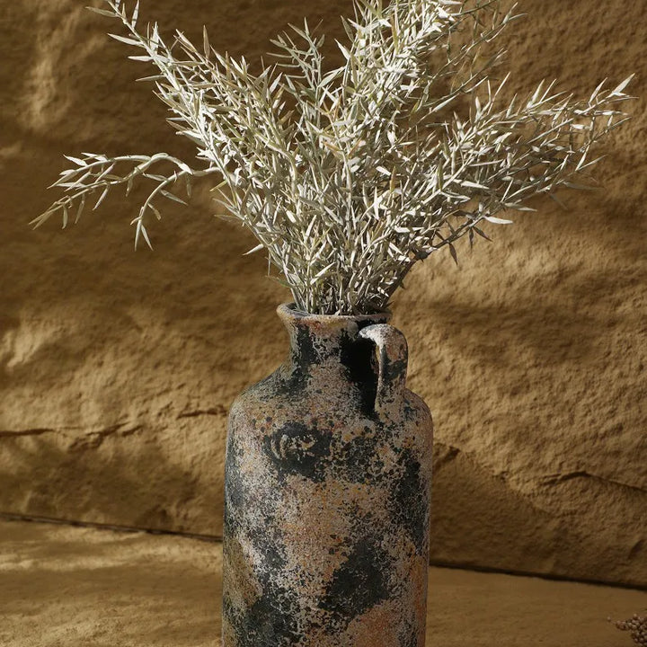 Earthenware Ceramic Vase – Nordic Wabi Sabi Decor
