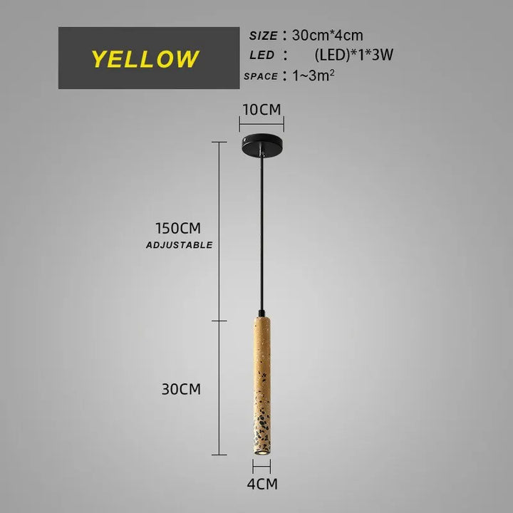 Industrial Waterstone LED Pendant Light – Modern Dining & Kitchen Lamp