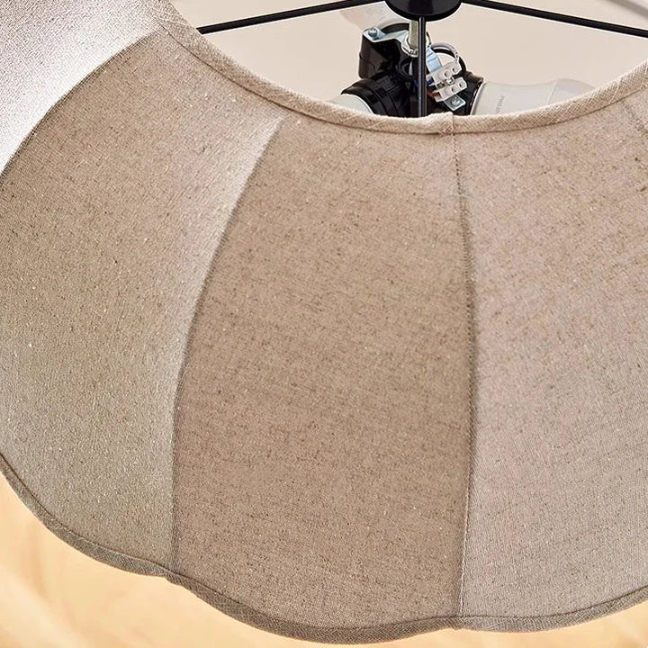 Wabi Sabi Linen Pendant Light – Nordic Minimalist Chandelier