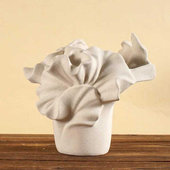 Minimalist Boho Porcelain Flower Vase for Modern Home Decor
