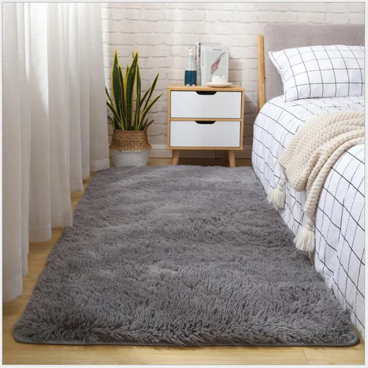 Thick Fluffy Plush Rug for Living Room and Bedroom