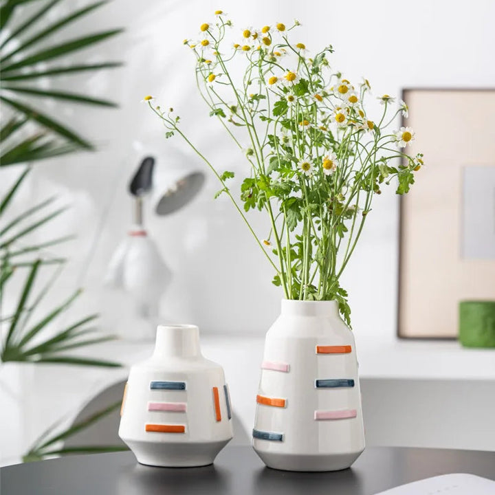 Simple Ceramic Vase – Elegant Boho Centerpiece