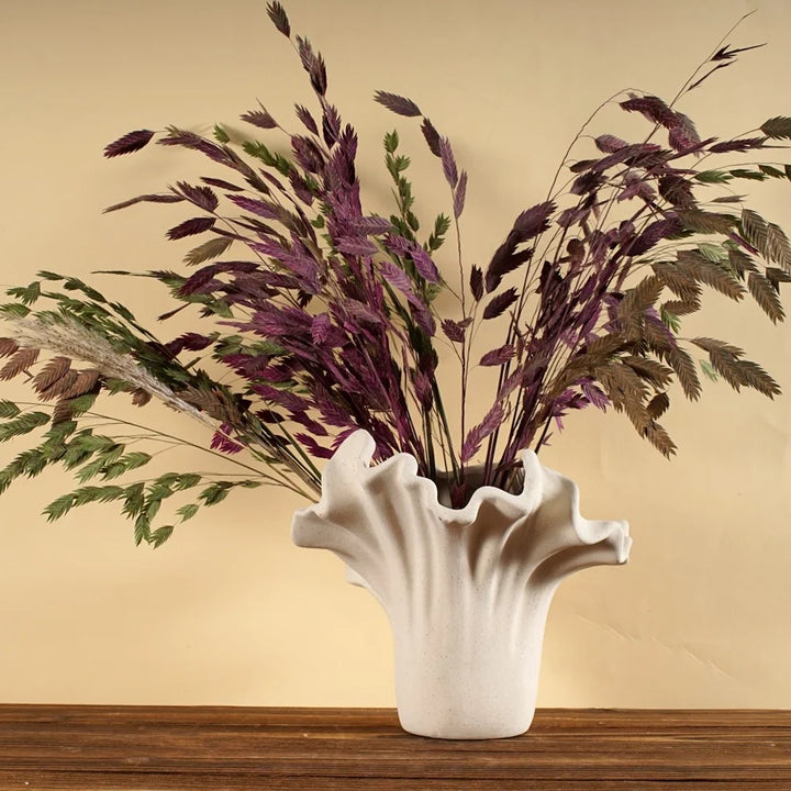 Minimalist Boho Porcelain Flower Vase for Modern Home Decor