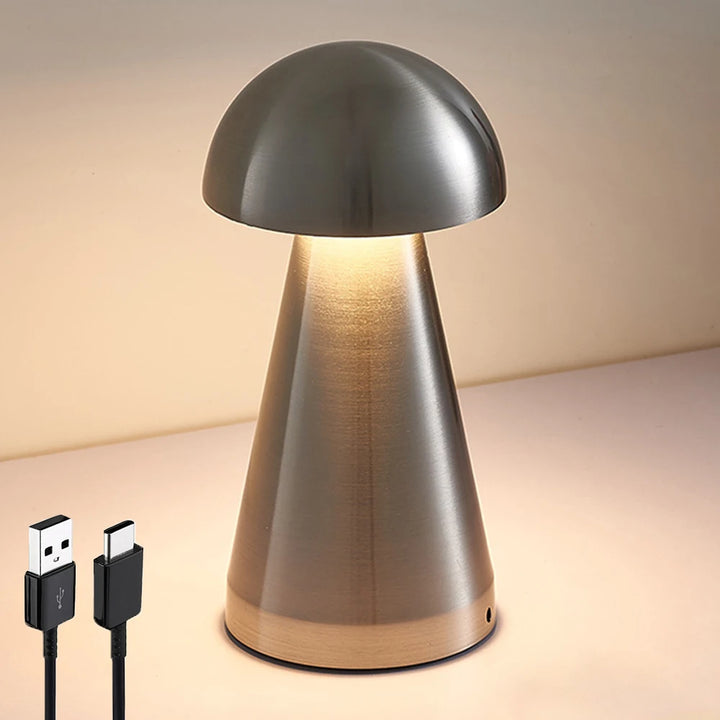 Rechargeable LED Touch Table Lamp – Cordless Bedside & Desk Light for Bedroom, Restaurant & Bar Decor