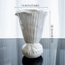 Handmade Nordic Ceramic Vase – Modern Tabletop Centerpiece for Living Room and Console Decoration
