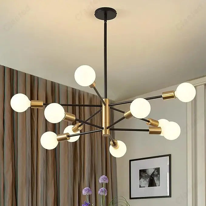Modern Minimalist LED Chandelier – European Style Pendant Light