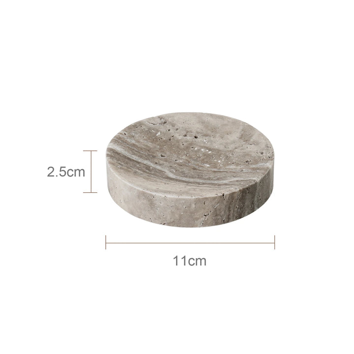 Grigio Travertine Bathroom Set – Natural Marble Accessories