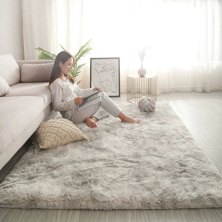 Long Plush Modern Soft Rug for Living Room