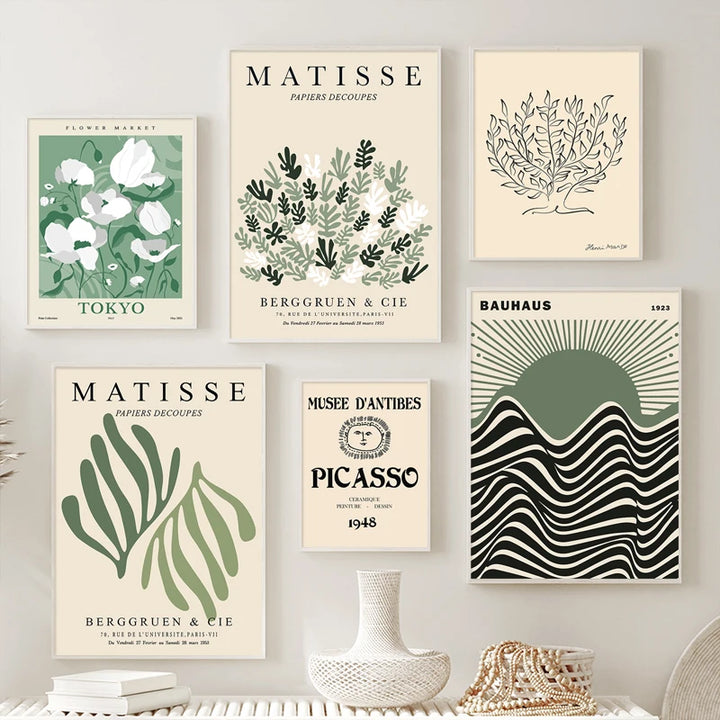 Matisse Picasso Canvas Print – Flower Market Wall Art