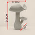 Modern Ceramic Mushroom Vase – Whimsical Tabletop Flower Decor
