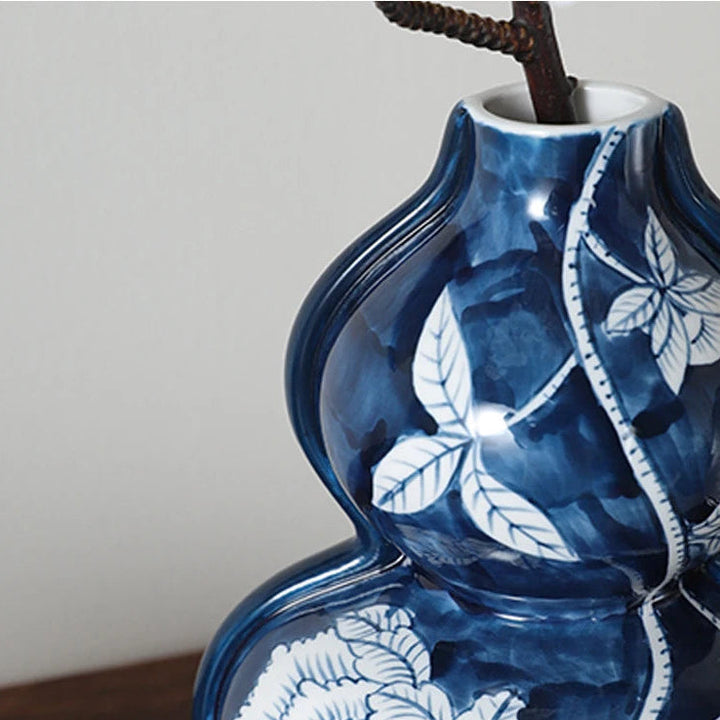 Blue and White Porcelain Vase – Classic Ceramic Table Decor