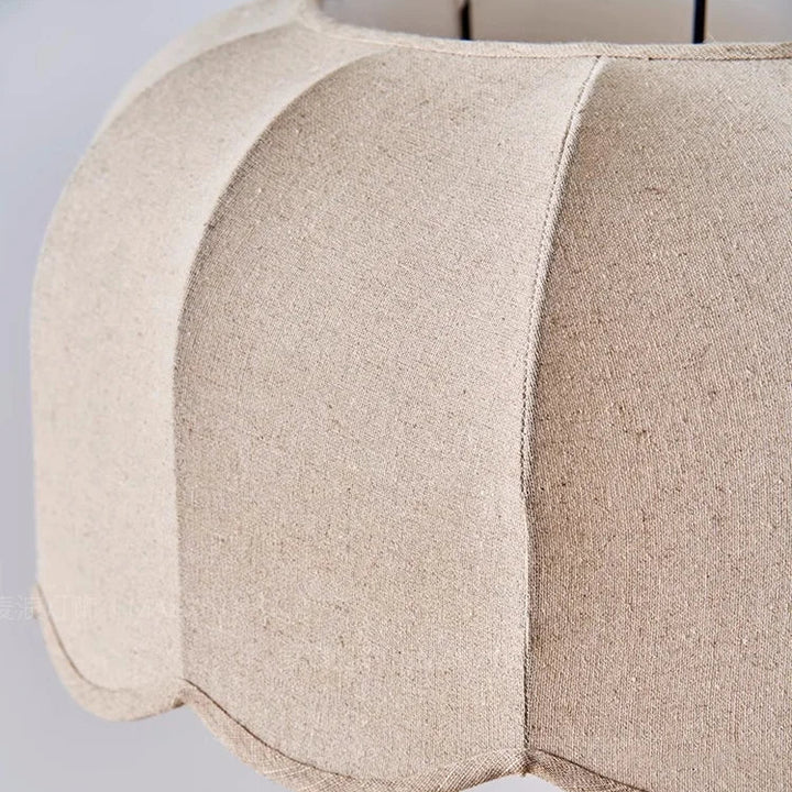 Wabi Sabi Linen Pendant Light – Nordic Minimalist Chandelier