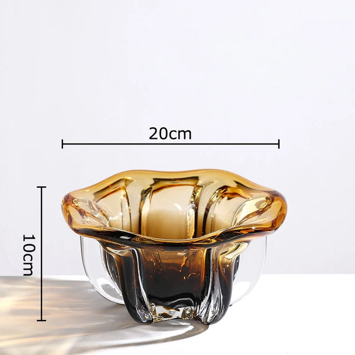 Creative Bud Glass Vase – Modern Transparent Flower Pot