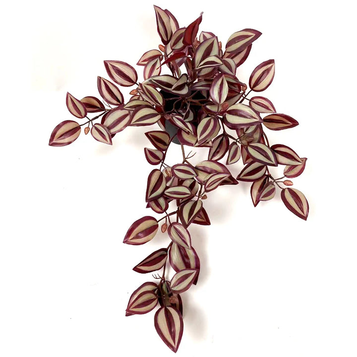 45cm Artificial Hanging Rattan Plant – Faux Begonia Leaf Vine for Wall, Desk & Event Décor