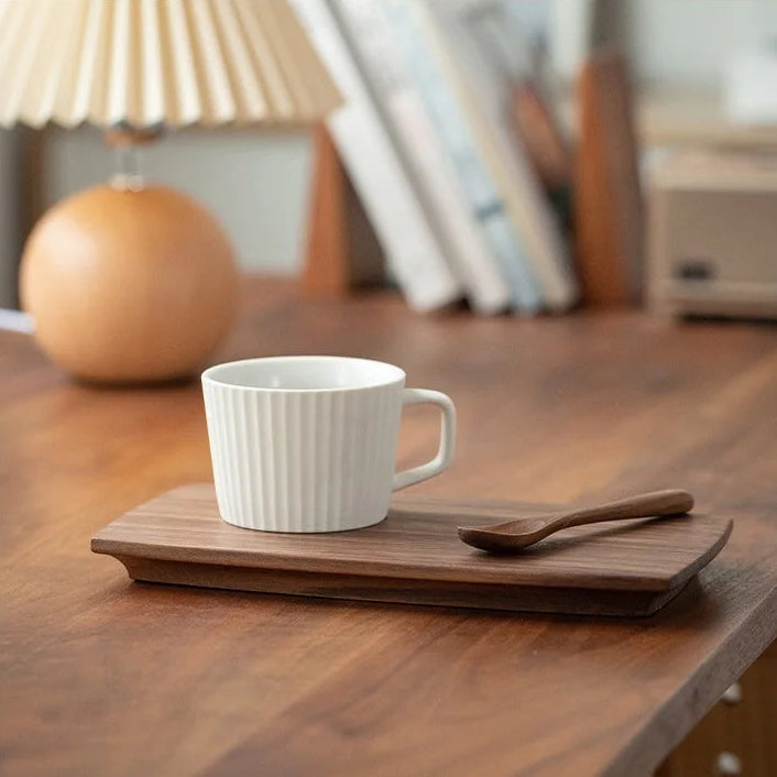 Wooden Tea Tray – Japanese Style Solid Wood Coffee & Snack Tray
