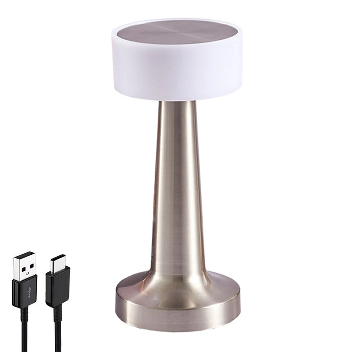 Rechargeable LED Touch Table Lamp – Cordless Bedside & Desk Light for Bedroom, Restaurant & Bar Decor