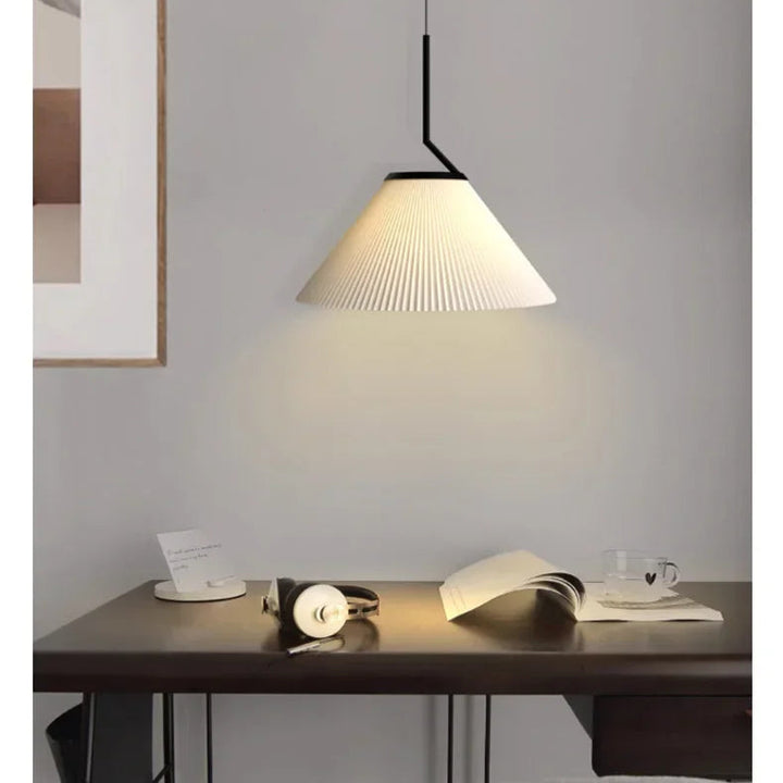 Pleated Fabric Pendant Light – Modern Nordic Ceiling Lamp