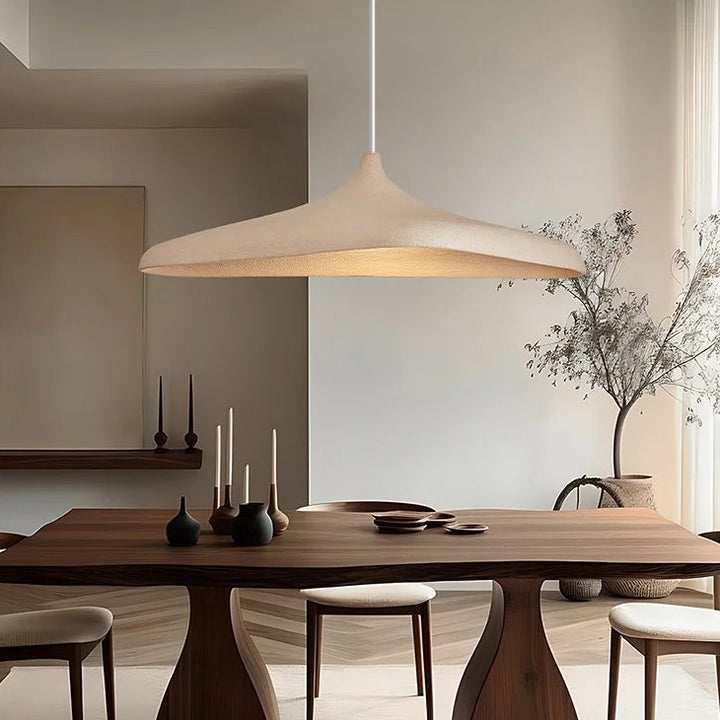 Wabi Sabi Brown Pendant Light – Japanese Minimalist LED Lamp