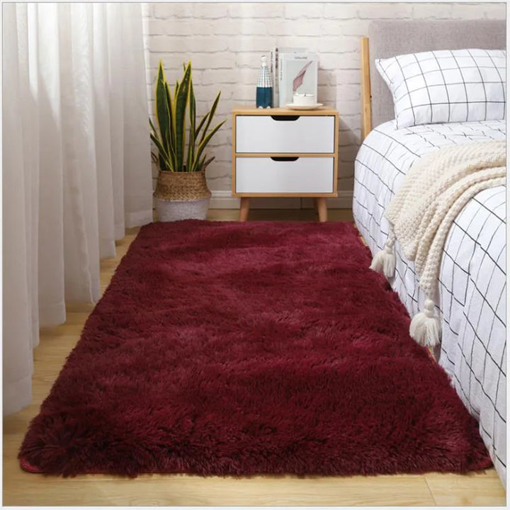 Thick Fluffy Plush Rug for Living Room and Bedroom